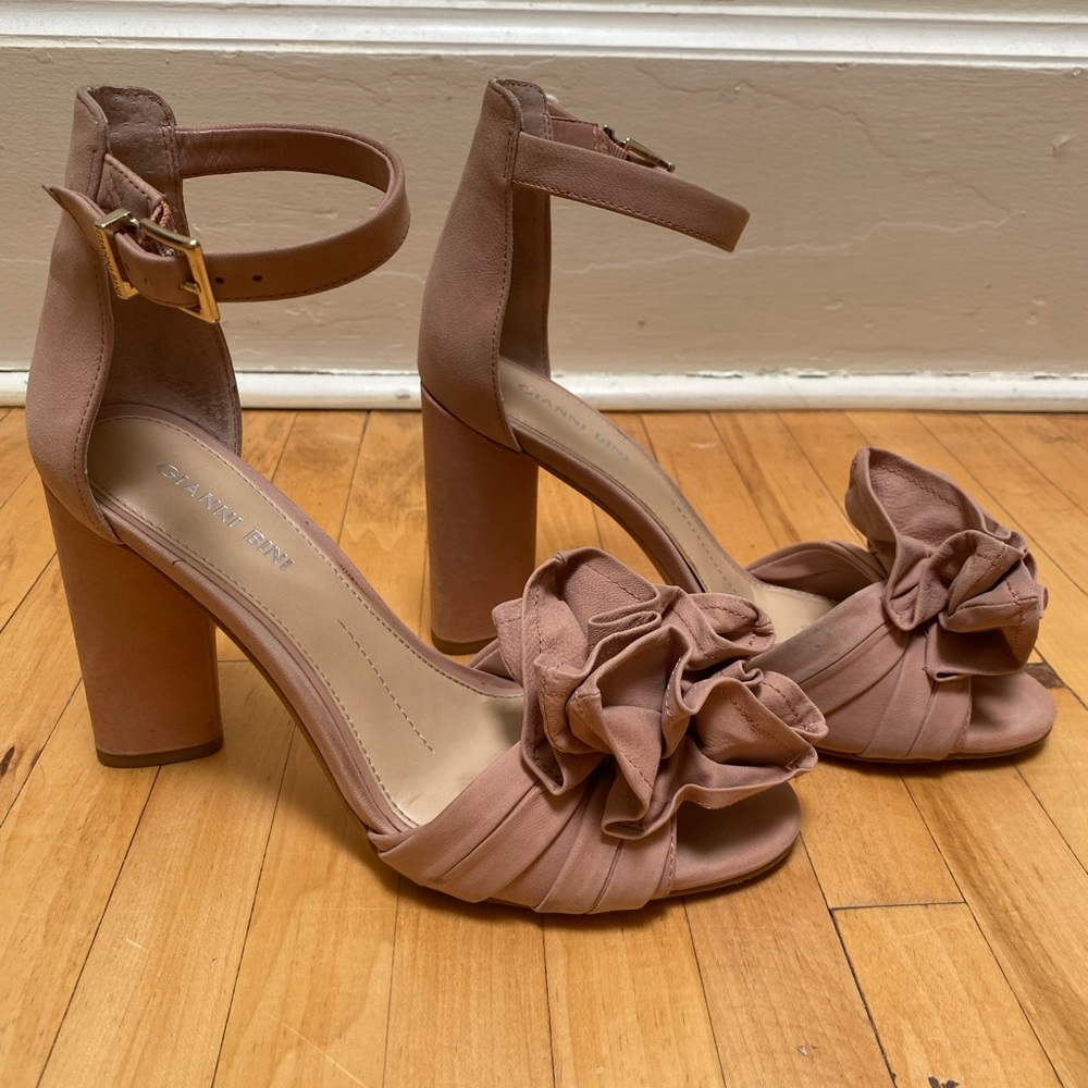 Open-toe Block Heel Sandals